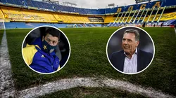 Banderas para Russo y Battaglia en La Bombonera.