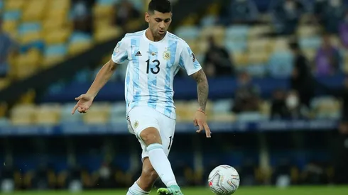 Cristian Romero en la Selección Argentina.