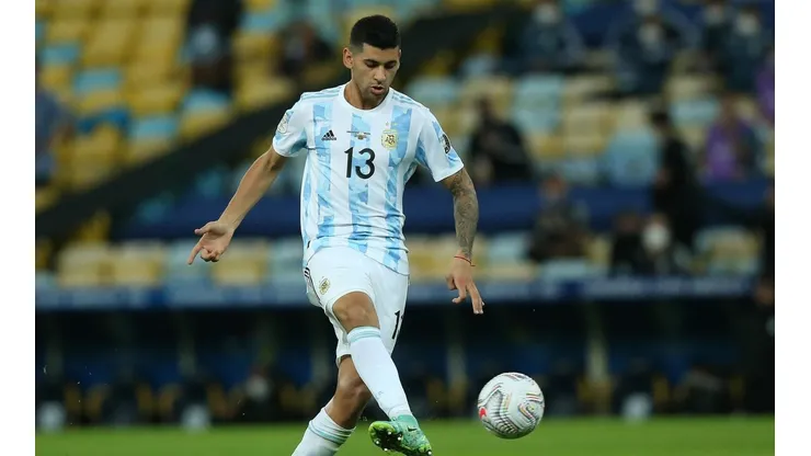Cristian Romero en la Selección Argentina.