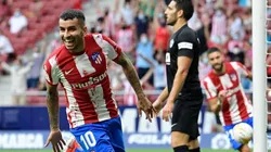 El festejo de Ángel Correa.