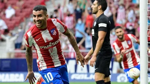 El festejo de Ángel Correa.