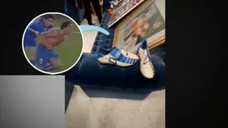 Tevez recordó el gol de la gallinita y contó la historia de los botines