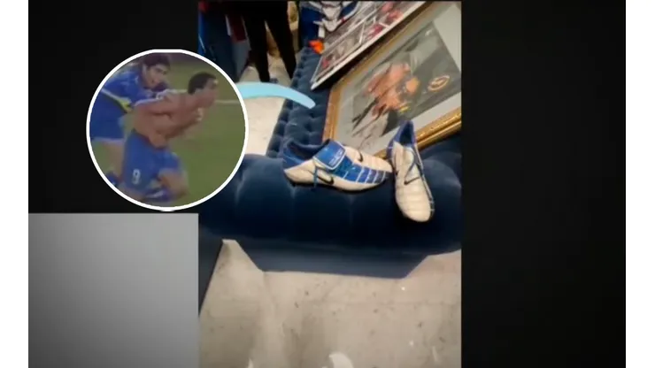 Tevez recordó el gol de la gallinita y contó la historia de los botines