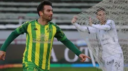 Martín Cauteruccio, la gran figura del partido.