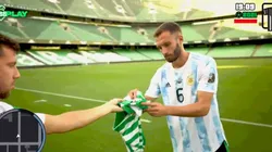 Una locura: el video con el que Betis presentó a Pezzella