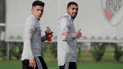 Enzo Fernández y David Martínez, River Plate (Foto: River vía Twitter)