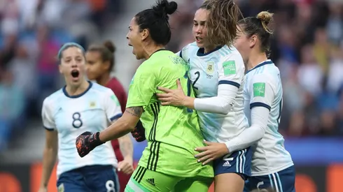 La Selección Argentina Femenina haciendo historia décadas más tarde en el Mundial de 2019 (Foto: Getty Images)