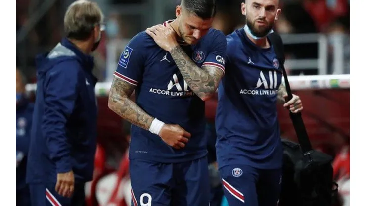 La imagen de Mauro Icardi lo dice todo.