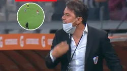 Gallardo, en llamas con Enzo Fernández.