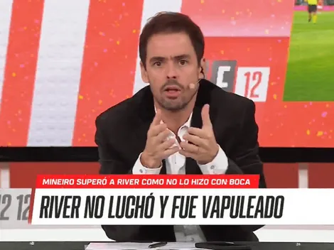 Closs, contundente sobre cómo tendría que haber jugado River: "Como hizo Boca"