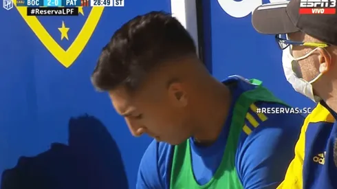 Susto para Battaglia: Almendra salió con hielo en el tobillo