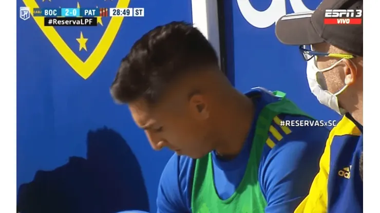 Susto para Battaglia: Almendra salió con hielo en el tobillo