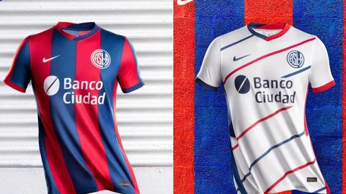 San Lorenzo estrena nuevas camisetas.