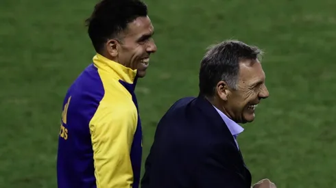 Carlos Tevez despidió a Russo y los hinchas de Boca estallaron de emoción