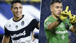 Gimnasia de La Plata, con Germán Guiffrey, y Argentinos Juniors, con Lucas Chaves, se enfrentarán por la Copa Argentina. (Fotos: Getty).