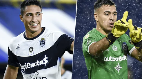 Gimnasia de La Plata, con Germán Guiffrey, y Argentinos Juniors, con Lucas Chaves, se enfrentarán por la Copa Argentina. (Fotos: Getty).