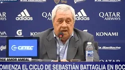 Jorge Amor Ameal en conferencia de prensa.