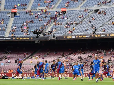 La pálida reacción del Camp Nou en el minuto 10 para homenajear a Messi