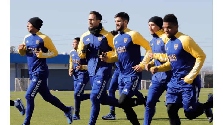 Entrenamiento de Boca Juniors (Foto: Boca vía Twitter)