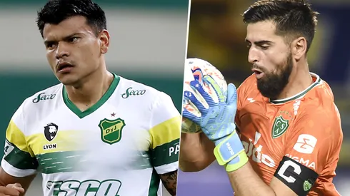 Defensa y Justicia, con Walter Bou, y Sarmiento, con Manuel Vicentini, se enfrentarán por la Liga Profesional. (Fotos: Getty Images).