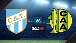 Atlético Tucumán y Aldosivi juegan por la Liga Profesional.