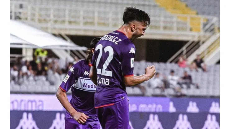 El primer grito oficial de González en Italia