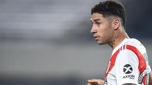 Gonzalo Montiel con la camiseta de River.