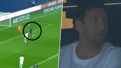 El gol de Icardi y la reacción de Messi.