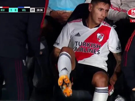 Angileri salió lesionado y Gallardo se toma la cabeza pensando en Mineiro