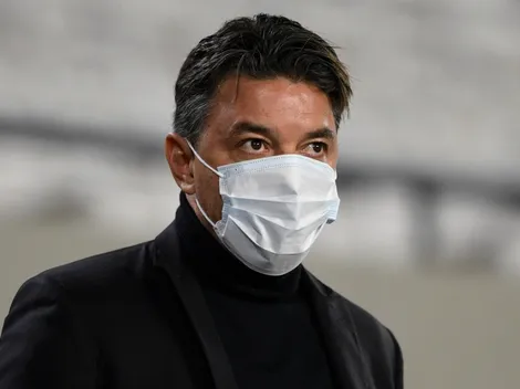 Gallardo sorprendió a todos con la formación de River frente a Vélez