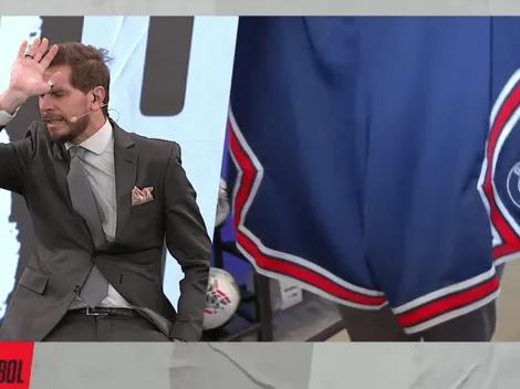 A Vignolo le mostraron el short del PSG y enloqueció al aire