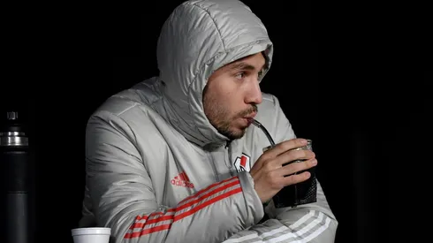 Gonzalo Montiel, presente anoche en el Estadio Monumental (Foto: Getty Images)