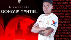 Gonzalo Montiel, nuevo jugador del Sevilla (Foto: Sevilla Oficial)
