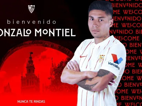 Oficial: Sevilla presentó a Gonzalo Montiel como nuevo refuerzo