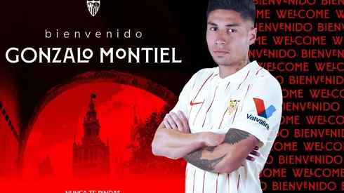 Gonzalo Montiel, nuevo jugador del Sevilla (Foto: Sevilla Oficial)