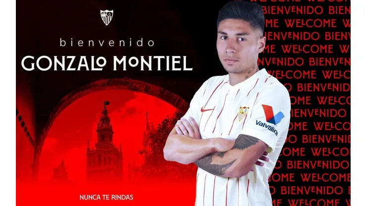 Gonzalo Montiel, nuevo jugador del Sevilla (Foto: Sevilla Oficial)