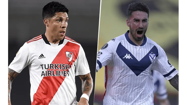 River vs. Vélez por la Liga Profesional. (Getty Images)