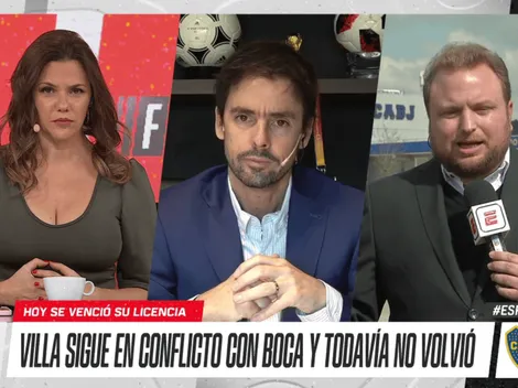 Augusto César: "Si Villa no llega el lunes lo van a demandar"