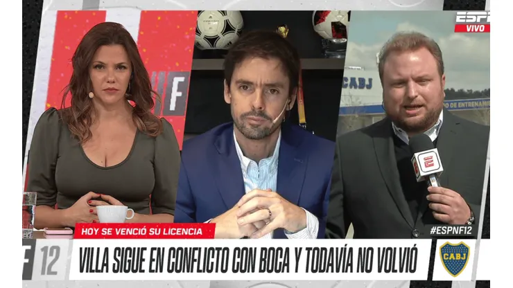 Augusto César: "Si Villa no llega el lunes lo van a demandar"