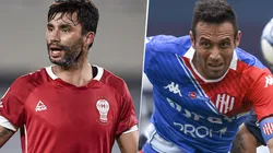 Huracán, con Claudio Yacob, y Unión, con Claudio Corvalán, se enfrentan por la Liga Profesional. (Fotos: Getty).