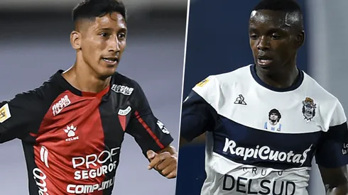 Colón, con Rodrigo Aliendro, y Gimnasia de La Plata, con Johan Carbonero, se enfrentarán por la Liga Profesional. (Fotos: Getty).