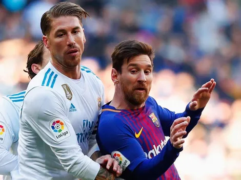 El saludo más esperado: Ramos le dio la bienvenida a Messi al PSG