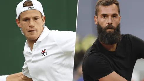 Diego Schwartzman vs. Benoit Paire. (Fotos: Getty Images).