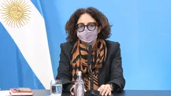 Cecilia Todesca y Mercedes Marcó del Pont anunciaron el crédito a tasa cero para monotributistas (Fuente: YouTube Casa Rosada)