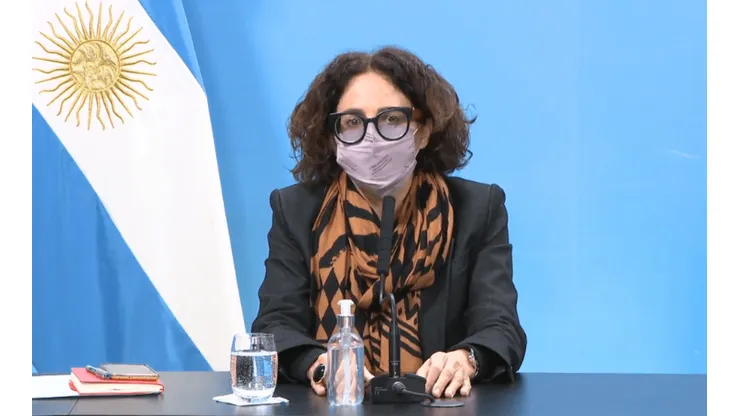 Cecilia Todesca y Mercedes Marcó del Pont anunciaron el crédito a tasa cero para monotributistas (Fuente: YouTube Casa Rosada)