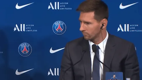 Messi y su respuesta sobre su debut.