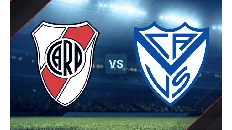 River vs. Vélez por la sexta fecha de la Liga Profesional.