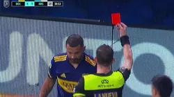 La tarjeta roja para Edwin Cardona.