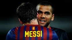 Lionel Messi y Dani Alves, FC Barcelona (Foto: GettyImages)