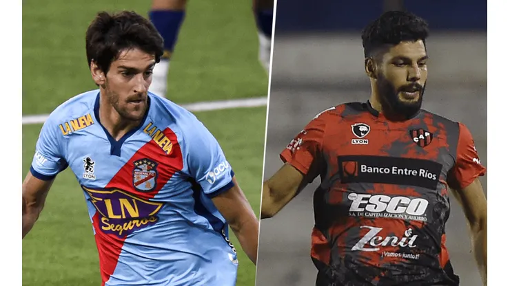 Arsenal, con Lucas Albertengo, y Patronato, con Gabriel Gudiño, se enfrentan por la Liga Profesional. (Fotos: Getty Images).